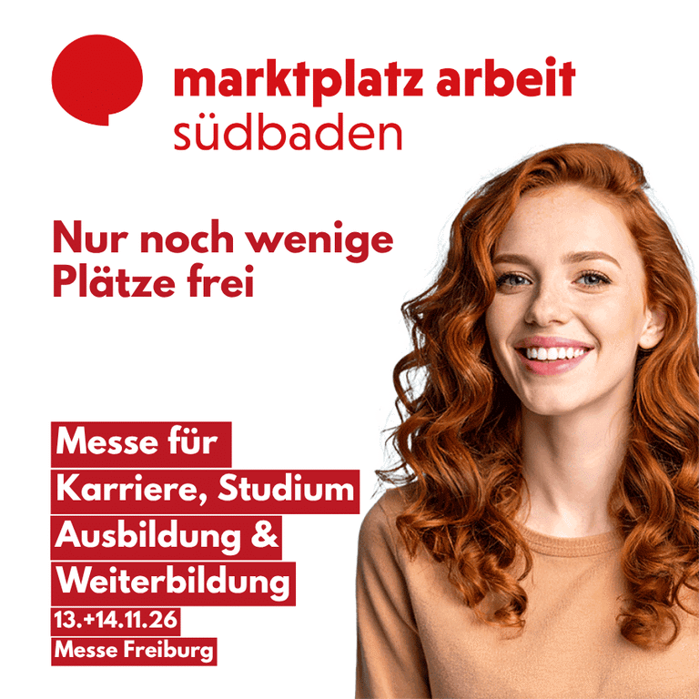 Die Halle füllt sich: Letzte Ausstellerplätze auf dem marktplatz arbeit südbaden 2026 sichern